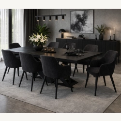 Krzesło tapicerowane DELUXE KR-9 Tkanina Hold Me 35